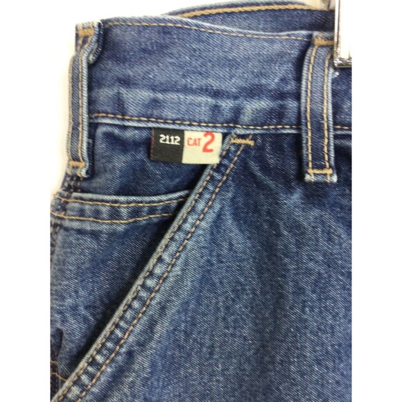 Carhartt Mens Cat2 FR Work  Carpenter Cargo Original Fit Jeans Blue Size 38x43 - Picture 6 of 15